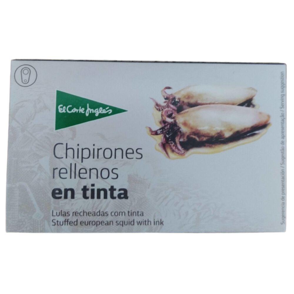 Chipirones El Corte Inglés en su Tinta Lata 73 gr image number 0