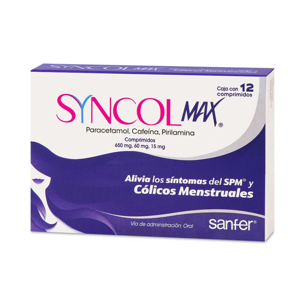 Syncol-Max 650/60/15mg Cpr con 12 image number 3