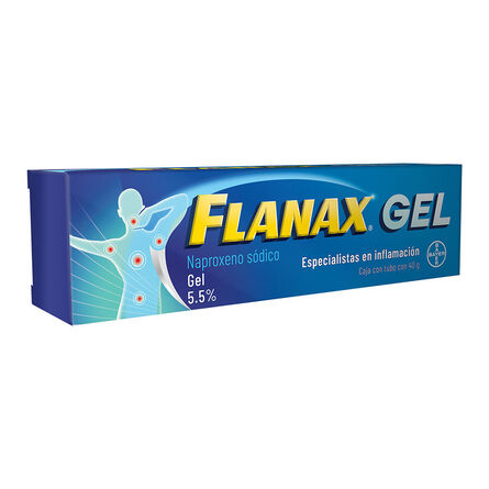 Antiinflamatorio Flanax Gel Desinflama y Alivia el Dolor Localizado 40g image number 5