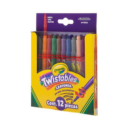 Mini Crayones Crayola Twistables con 12 pz image number 3