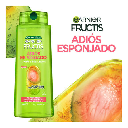 Shampoo Garnier Fructis Adios Esponjado 650 ml image number 3