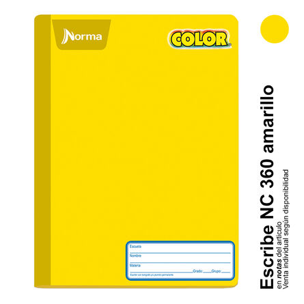 Cuaderno Profesional Norma Color 360 Cuadro 5mm 100 Hj image number 3