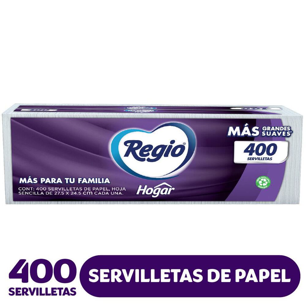 Servilletas Regio Hogar 500 pzas image number 1