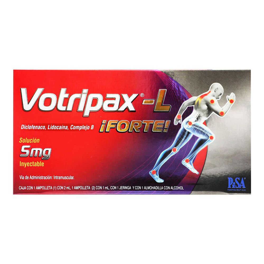 Votripax-L Forte 5mg Sol con 2 Amp image number 0