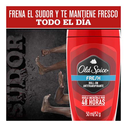 Desodorante Antitranspirante Old Spice Roll On Fresh 50  ml image number 3