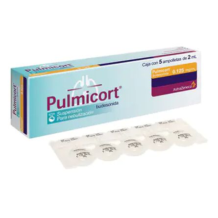Pulmicort 0.125 mg Suspensión Inhalación 5 Ampolletas De 2 ml image number 0