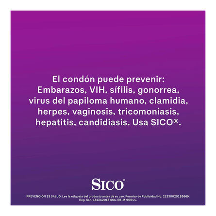 Condones Sico Clímax Mutuo 9 piezas image number 4