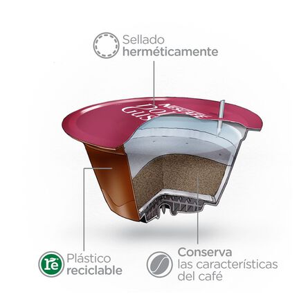 Variedad de cápsulas de café NESCAFE DOLCE GUSTO