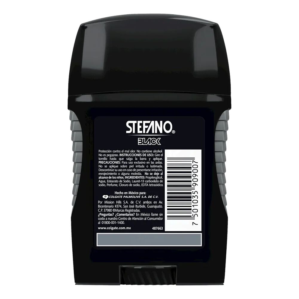 Desodorante en Barra Stefano Black 60 g image number 2