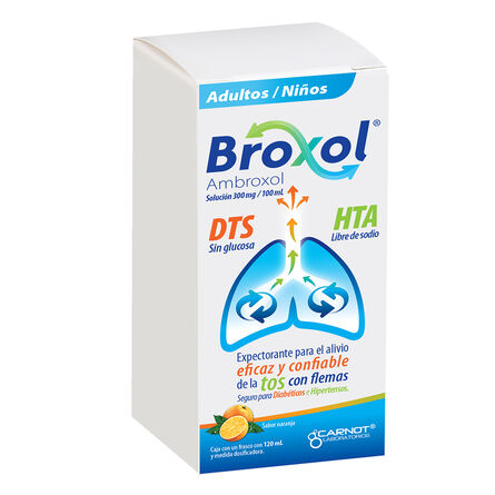 Broxol Ambroxol 400 mg Solución 120 ml image number 2
