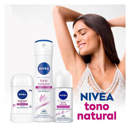 Desodorante Aclarante Nivea Tono Natural Efecto Satín Spray 150 ml image number 7
