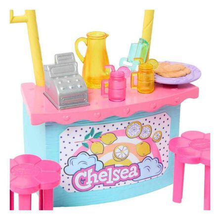 Set Chelsea Puesto de Limonadas Barbie image number 1