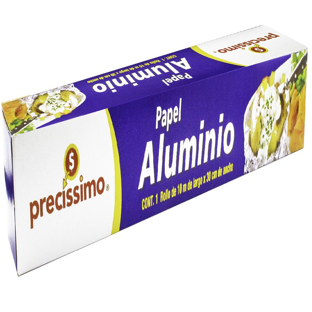Papel Aluminio Precíssimo 10 m x 30 cm image number 0