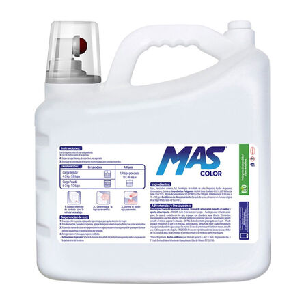 Detergente líquido Mas Color 6.64Lt image number 2