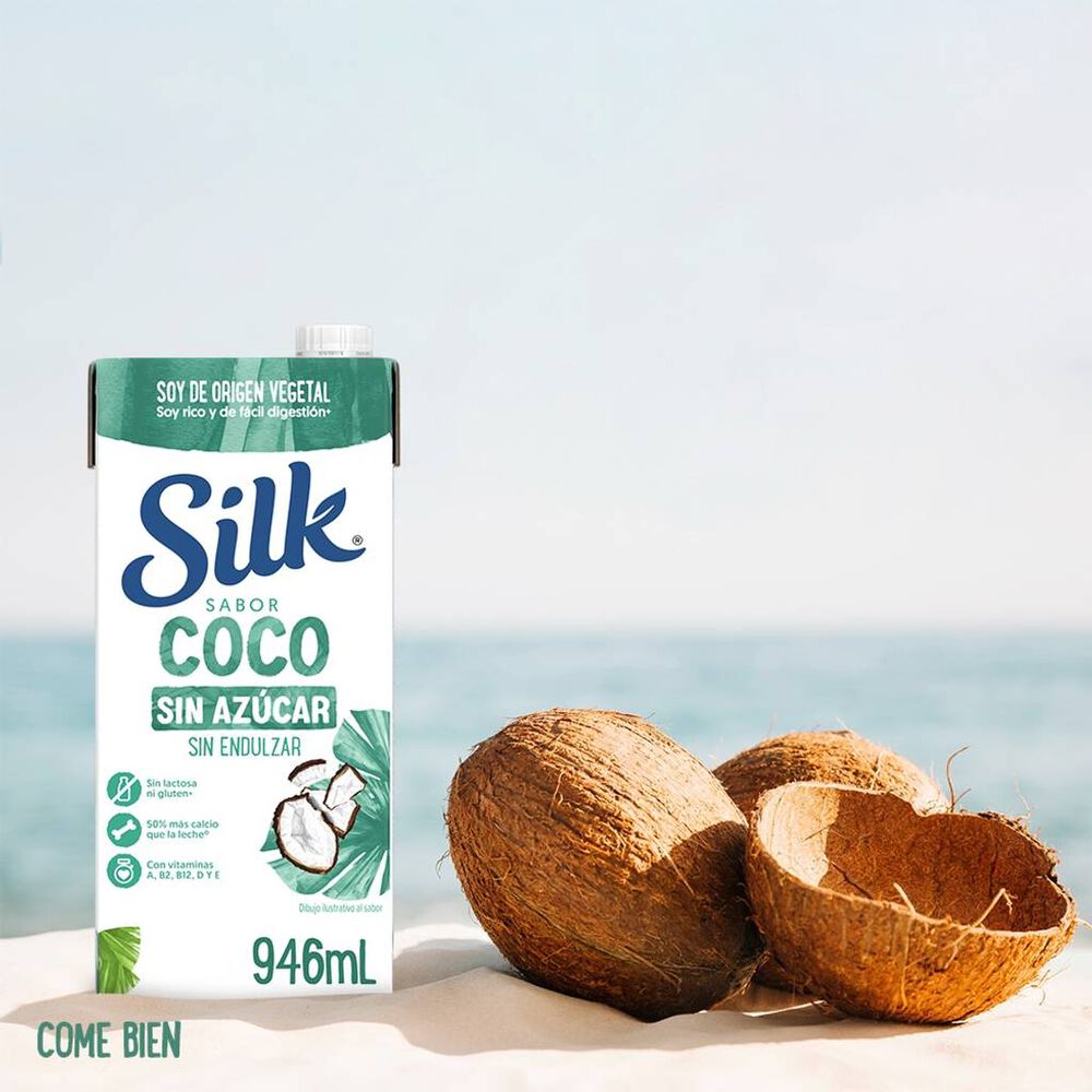 Silk Alimento Líquido De Coco Sin Azúcar 946mL image number 5