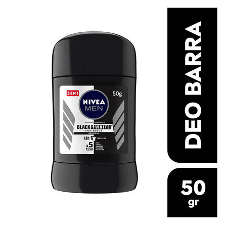 Desodorante Antimanchas Nivea Men B&W Invisible Power Stick 50 g image number 1