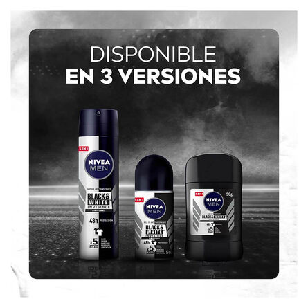 Desodorante Antimanchas Nivea Men Black & White Invisible Ultimate Spray 150 ml image number 6