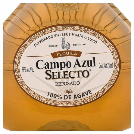 Tequila Campo Azul Reposado 750 ml image number 4