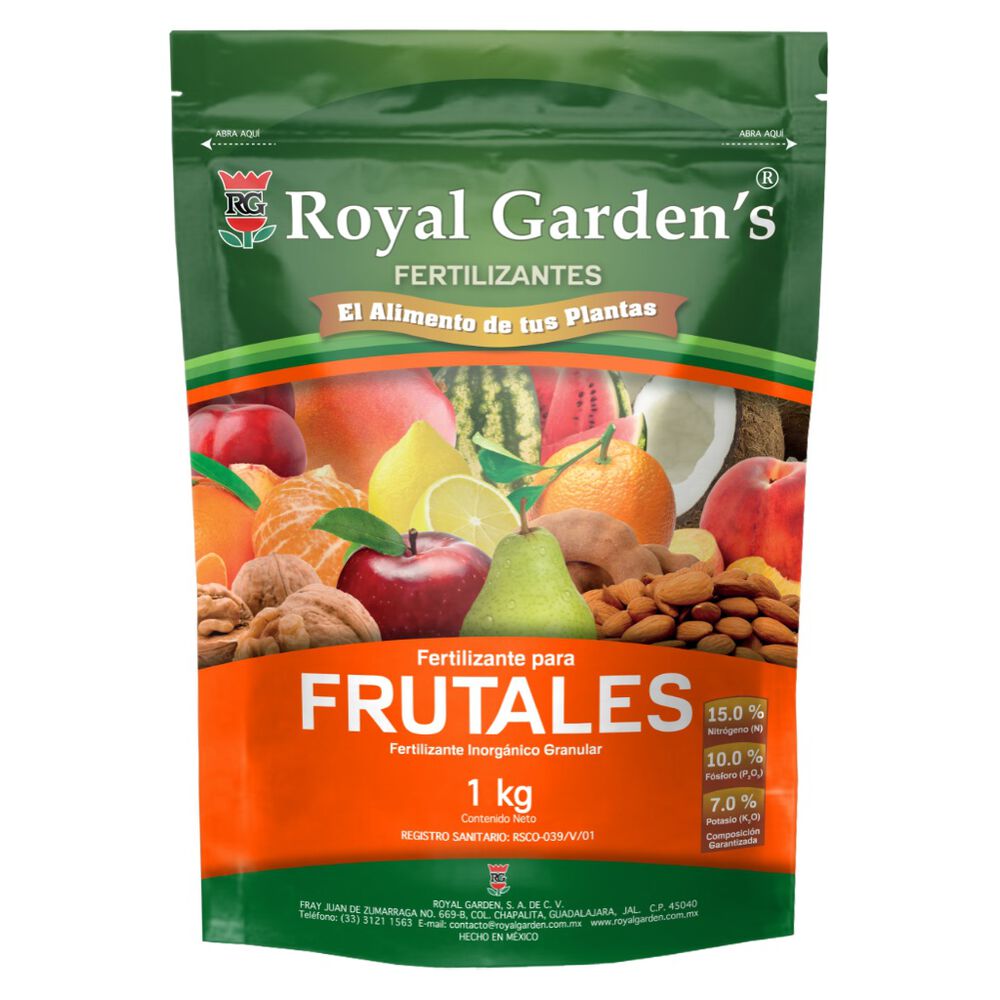 Fertilizante Royal Garden Frutal Bolsa 1 Kg image number 0