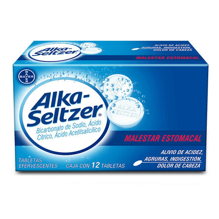 Antiácido Alka-Seltzer 12 Tabletas Efervescentes&nbsp; image number 1