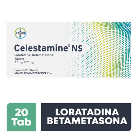 Celestamine Ns 5/0.25mg 20 Tabletas image number 1