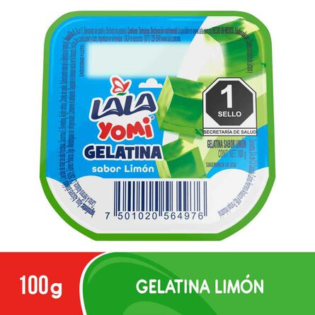 Gelatina Lala Yomi Limón 100 g image number 2
