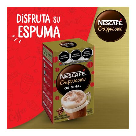 Café Soluble Nescafé Cappuccino 6 Sticks 20g c/u image number 2