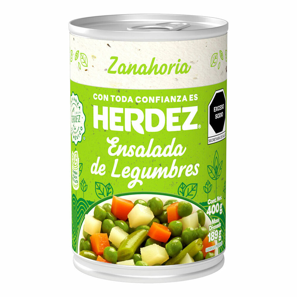 Ensalada de legumbres Herdez 400 g image number 0