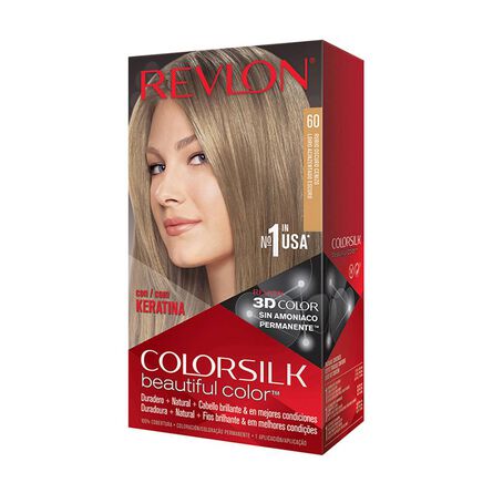 Tinte para cabello Beautiful Color Keratina Rubio Oscuro Cenizo tono 60 59.1 ml image number 2