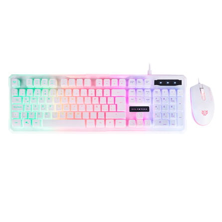 Combo Gamer Teclado y Mouse Balam Rush Squad Blanco image number 1