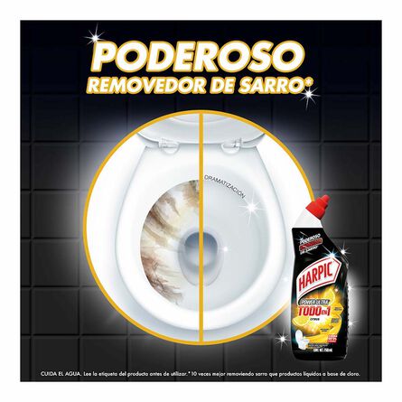 Harpic® Líquido Desinfectante para Inodoros Power Ultra Citrus Todo en 1 750 ml image number 2