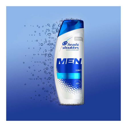 Shampoo Head & Shoulders Men Control Caspa 180 ml image number 3