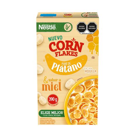Cereal Nestlé Corn Flakes Plátano Caja 390 Gr