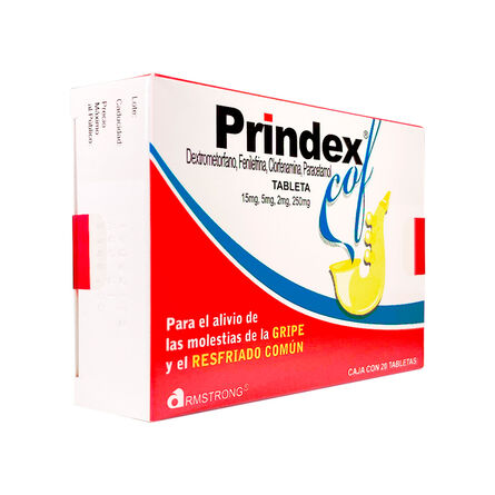 Prindex Cof 250/15/5/2mg Tab con 20b20 image number 2