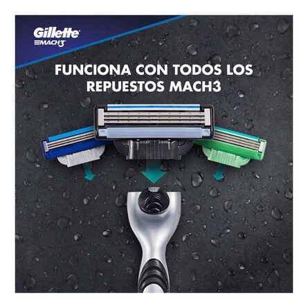 Cartucho Gillette Mach3 con 4 piezas image number 6