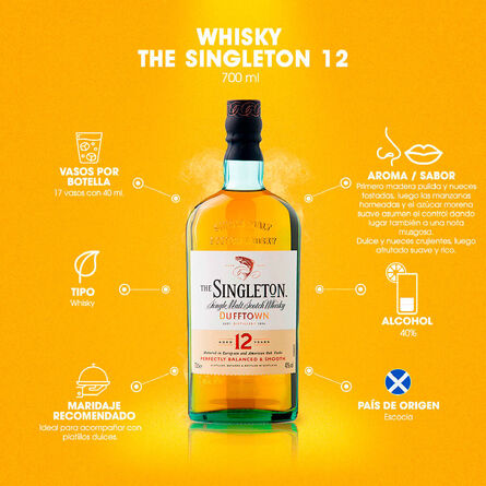 Whisky Singleton 12 700 ml image number 3