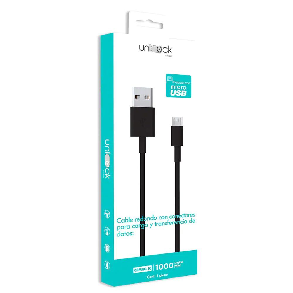Cable micro usb   negro 1m Ti POWER image number 4