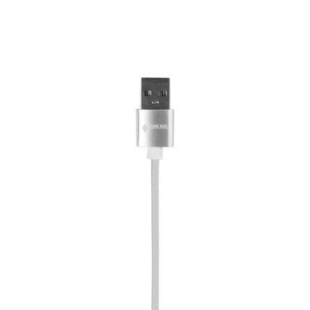 Cable Reforzado USB a Micro USB Sync Ray SR-BMC35 Plata image number 3