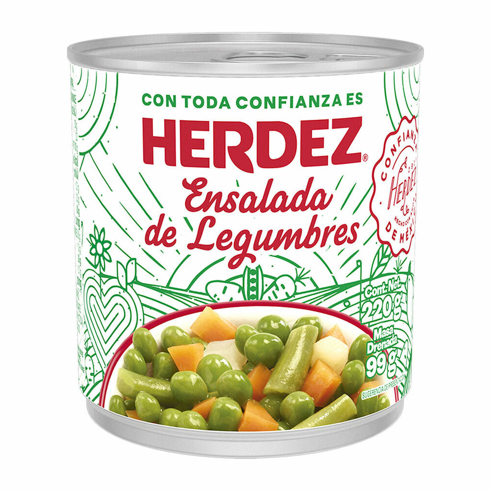 Ensalada de legumbres Herdez 220 g image number 0