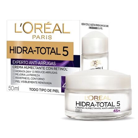Crema Facial L'Oréal Paris Hidra Total 5 Día Anti-Arrugas 50 ml image number 12