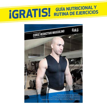 Chaleco Reductivo Masculino Extra Grande Fitness Line image number 1