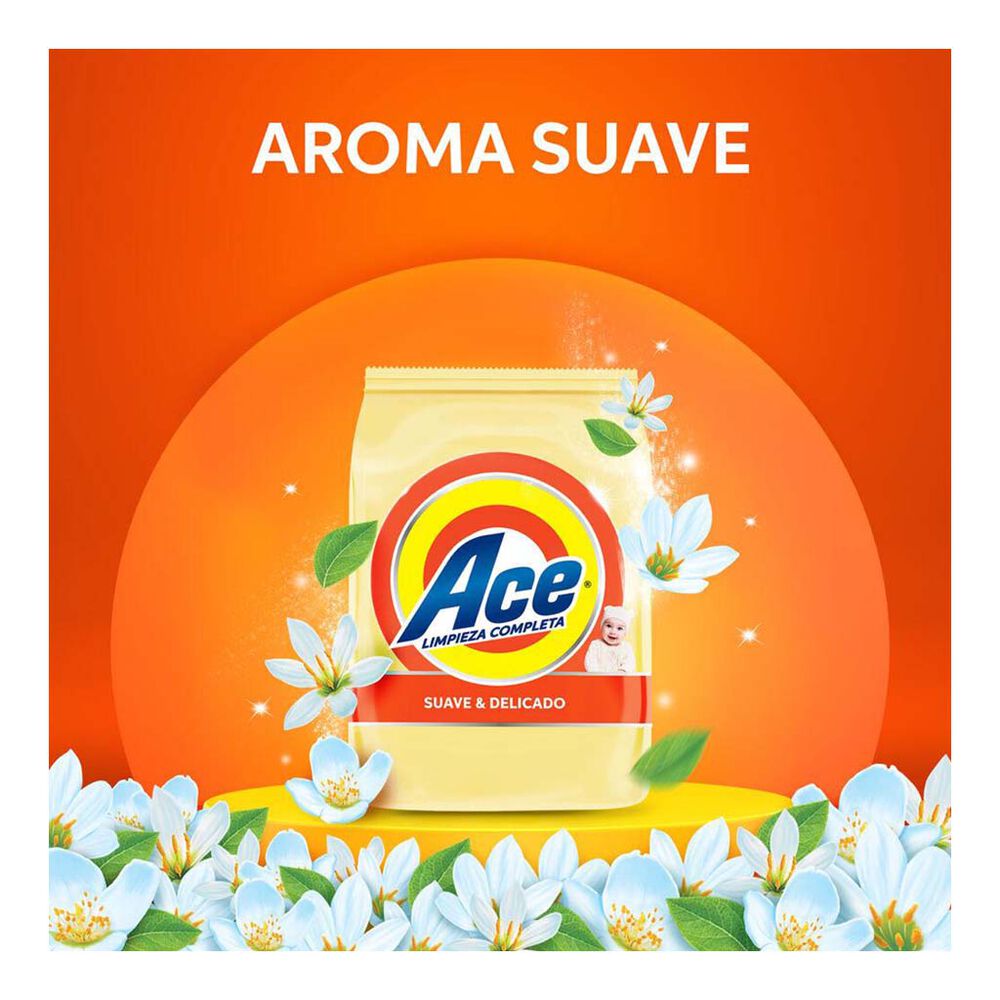 Detergente en polvo Ace Suave & Delicado 750 g image number 5