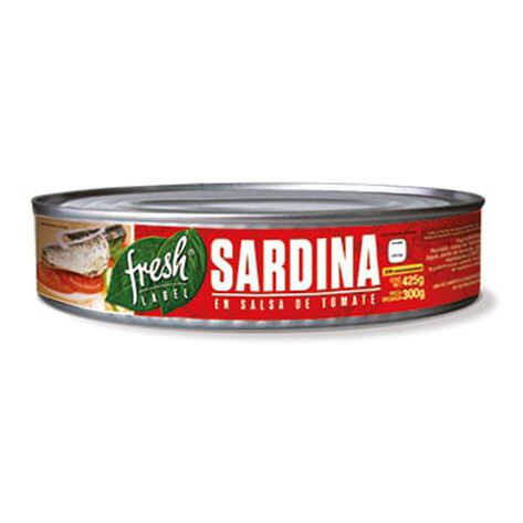 Sardina Fresh Label en salsa de tomate 425 g