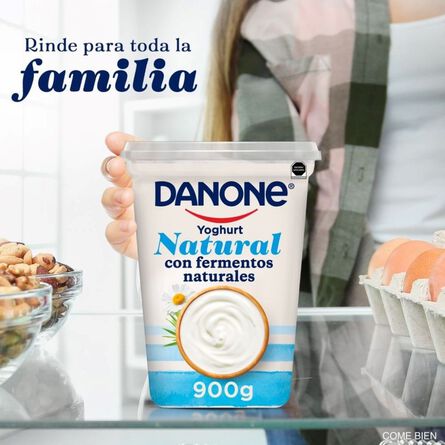 Yoghurt Danone Natural 900g image number 3
