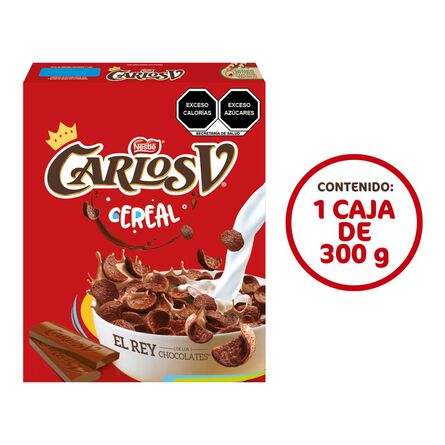 Cereal Nestlé Carlos V Sabor Chocolate Caja 300 Gr image number 1
