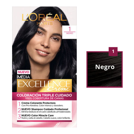 Tinte Imédia Excellence de L'Oréal Paris 1 Negro image number 5