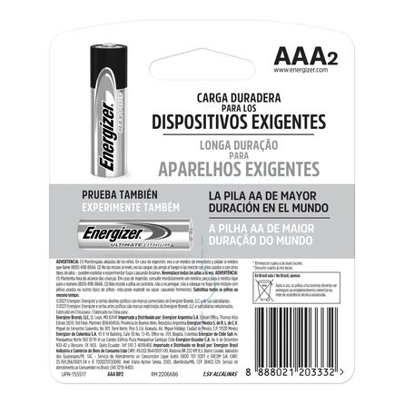 Pila Energizer Max Plus AAA Blister con 4 pz image number 3
