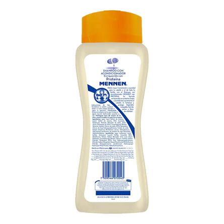 Shampoo con Acondicionador Mennen Fuerza y Manejabilidad de 700 ml image number 4