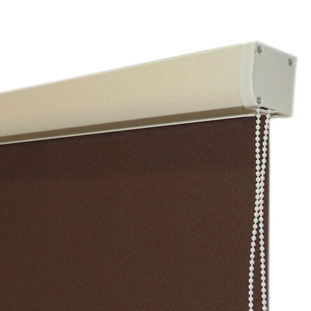 Persiana Enrollable con Casete de PVC 120 x 180 cm Deco Persiana Chocolate image number 1