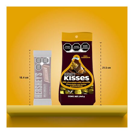 Chocolate Kisses Almendras 240 g image number 3